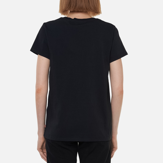 Женская футболка Levi's The Perfect Logo Caviar