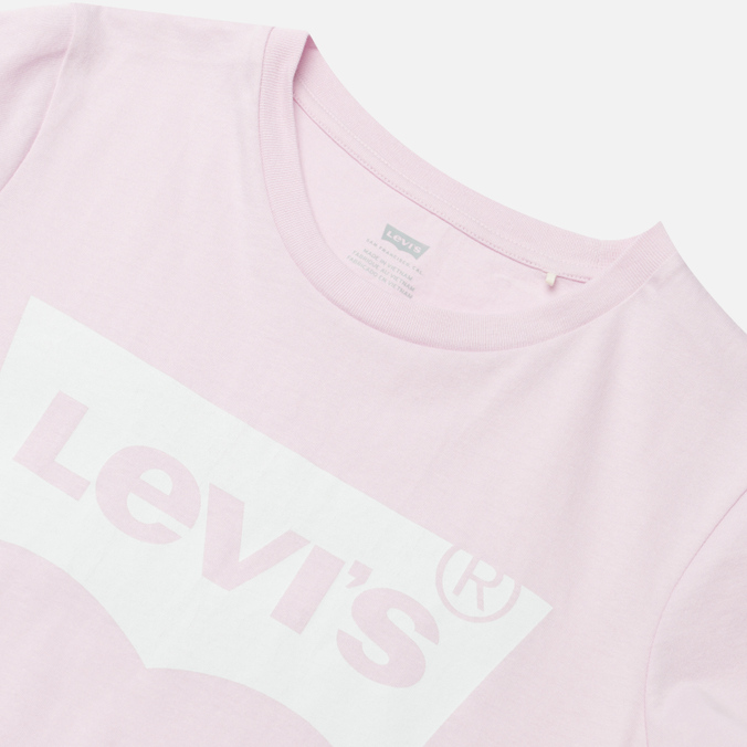 Женская футболка Levi's, цвет розовый, размер L 17369-1652 The Perfect Seasonal Batwing - фото 2