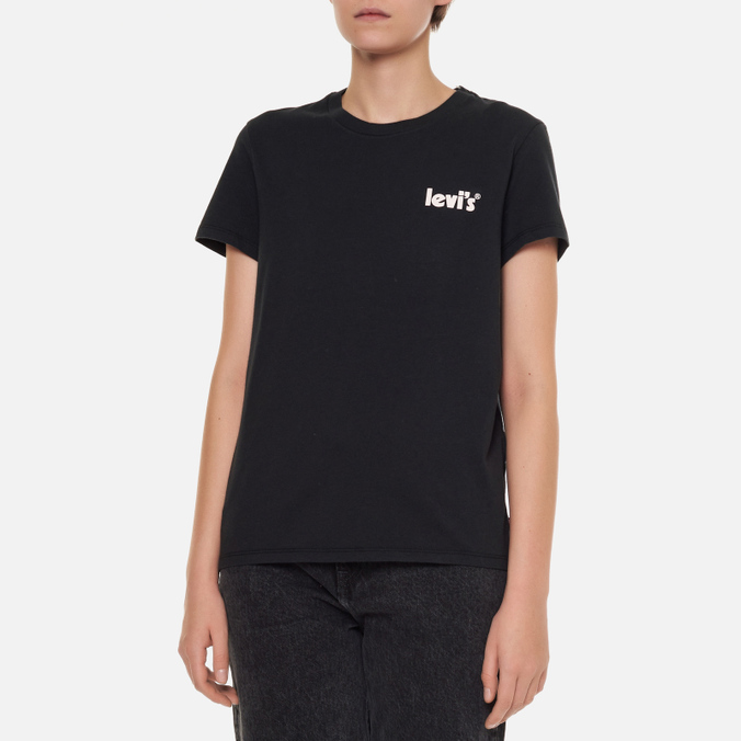 Женская футболка Levi's, цвет чёрный, размер S 17369-1760 The Perfect Reflective - фото 3