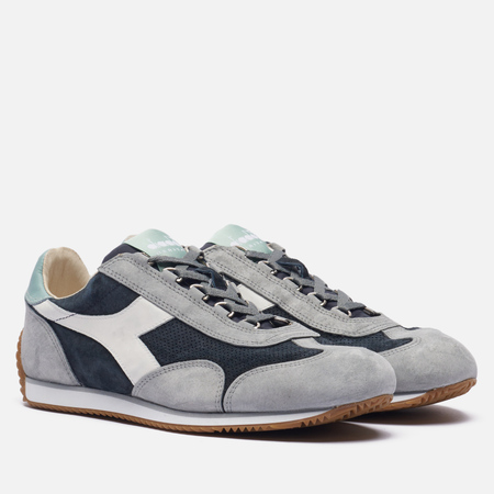 фото Мужские кроссовки diadora heritage equipe suede stone wash, цвет серый, размер 40.5 eu