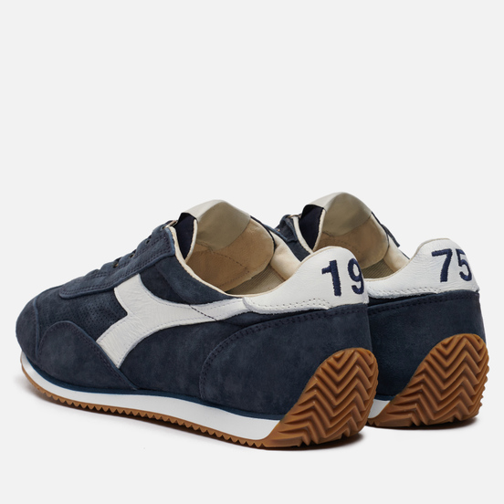 Мужские кроссовки Diadora Heritage Equipe Suede Stone Wash Blue Denim/White