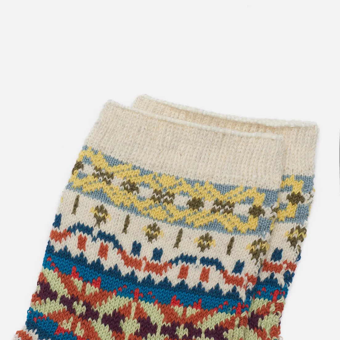 Anonymous Ism Носки Fair Isle Quarter