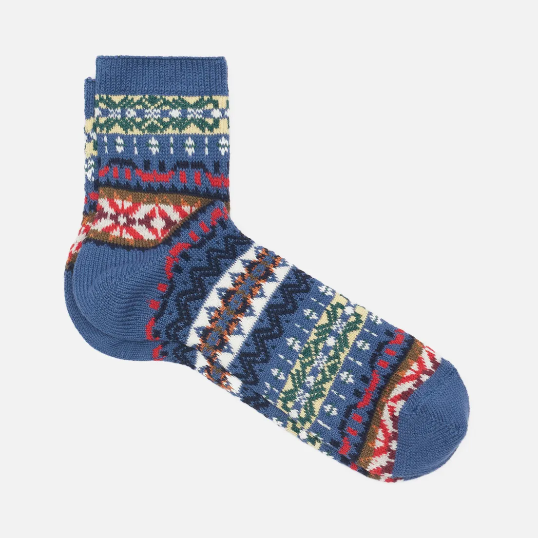 Anonymous Ism Носки Fair Isle Quarter