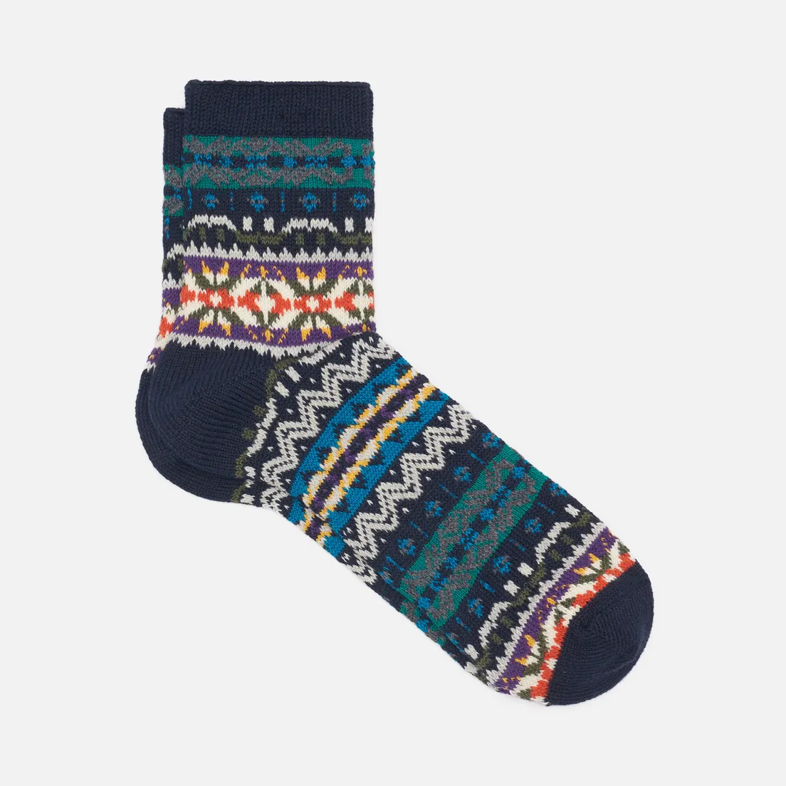 Anonymous Ism Носки Fair Isle Quarter