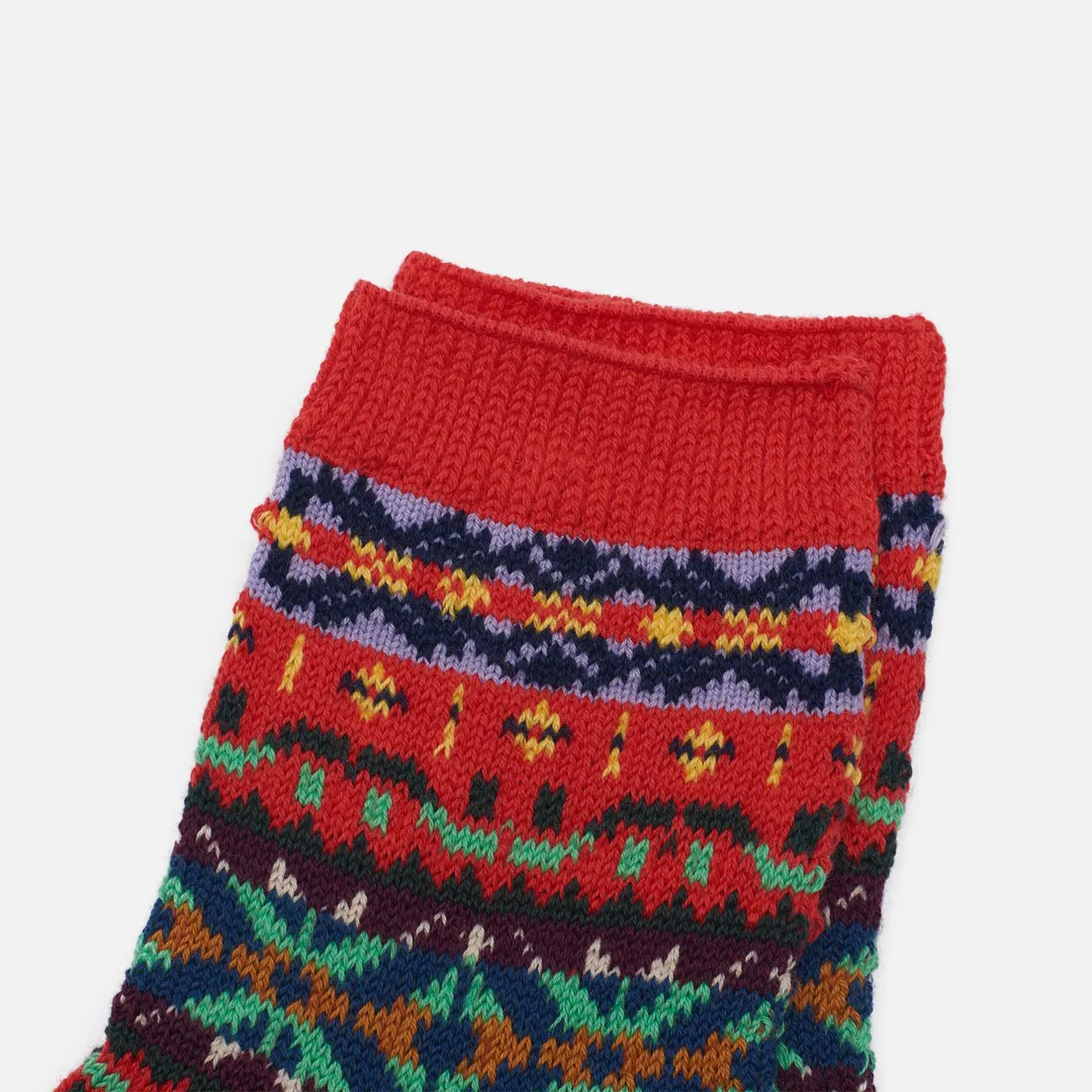 Anonymous Ism Носки Fair Isle Quarter