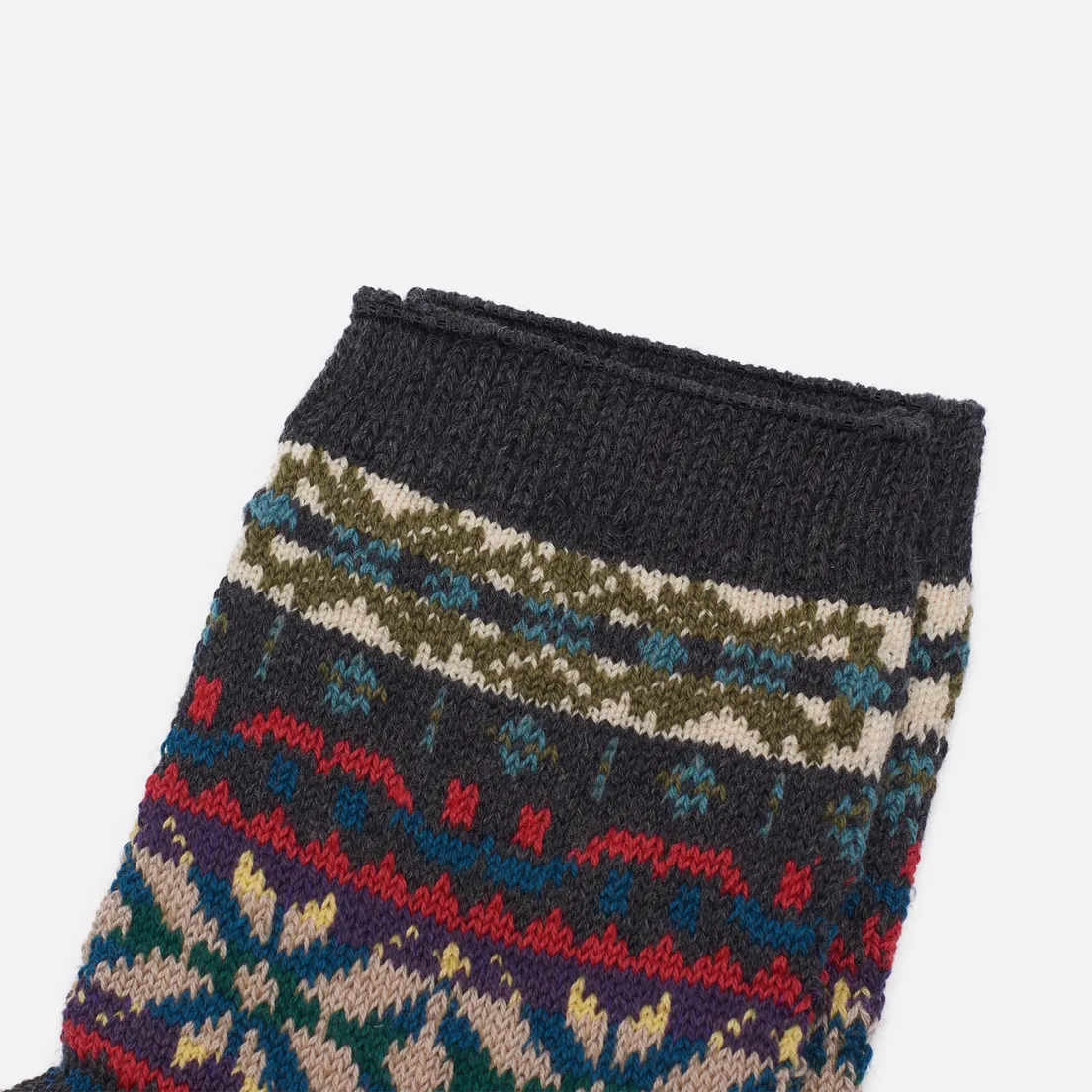 Anonymous Ism Носки Fair Isle Quarter