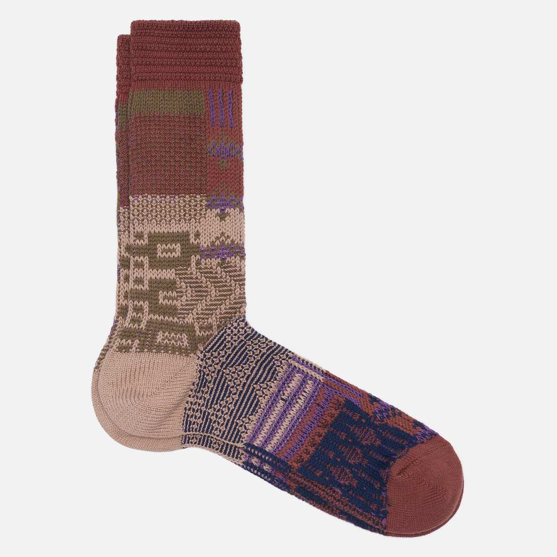 Anonymous Ism Носки Multi Links Jacquard Crew