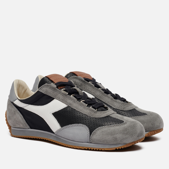 Мужские кроссовки Diadora Heritage Equipe ITA Black/Charcoal Gray/White