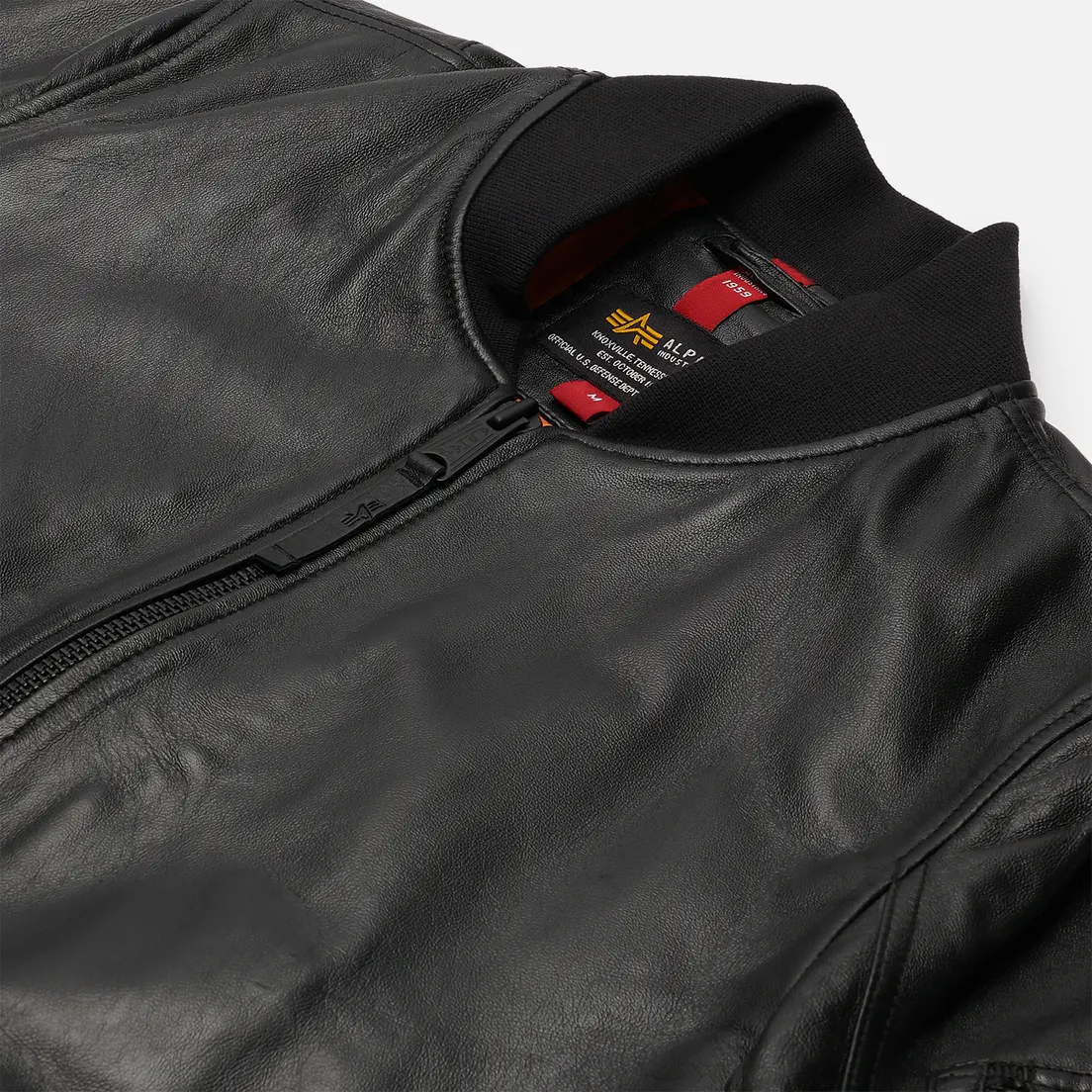 Alpha Industries Мужская куртка бомбер MA-1 Leather LW II