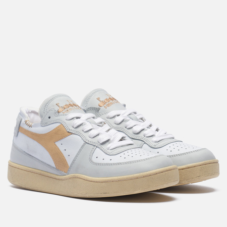 фото Кроссовки diadora heritage mi basket row cut, цвет серый, размер 37 eu