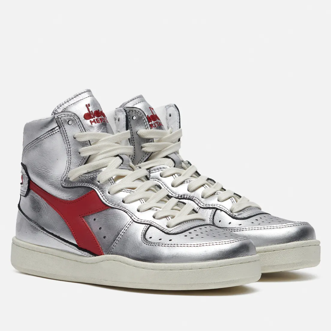Diadora Heritage Женские кроссовки MI Basket Silver Used