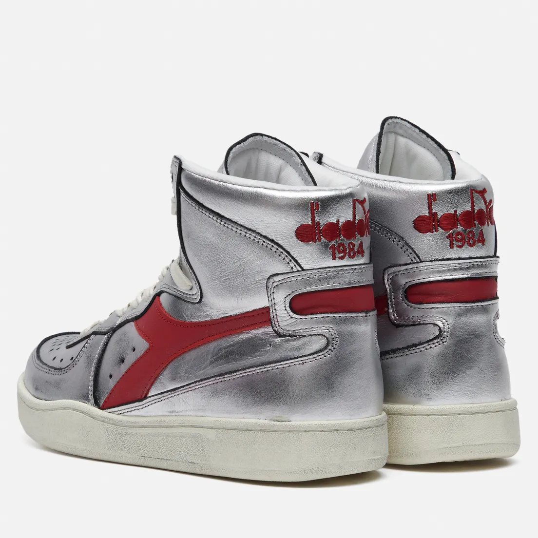 Diadora Heritage Женские кроссовки MI Basket Silver Used