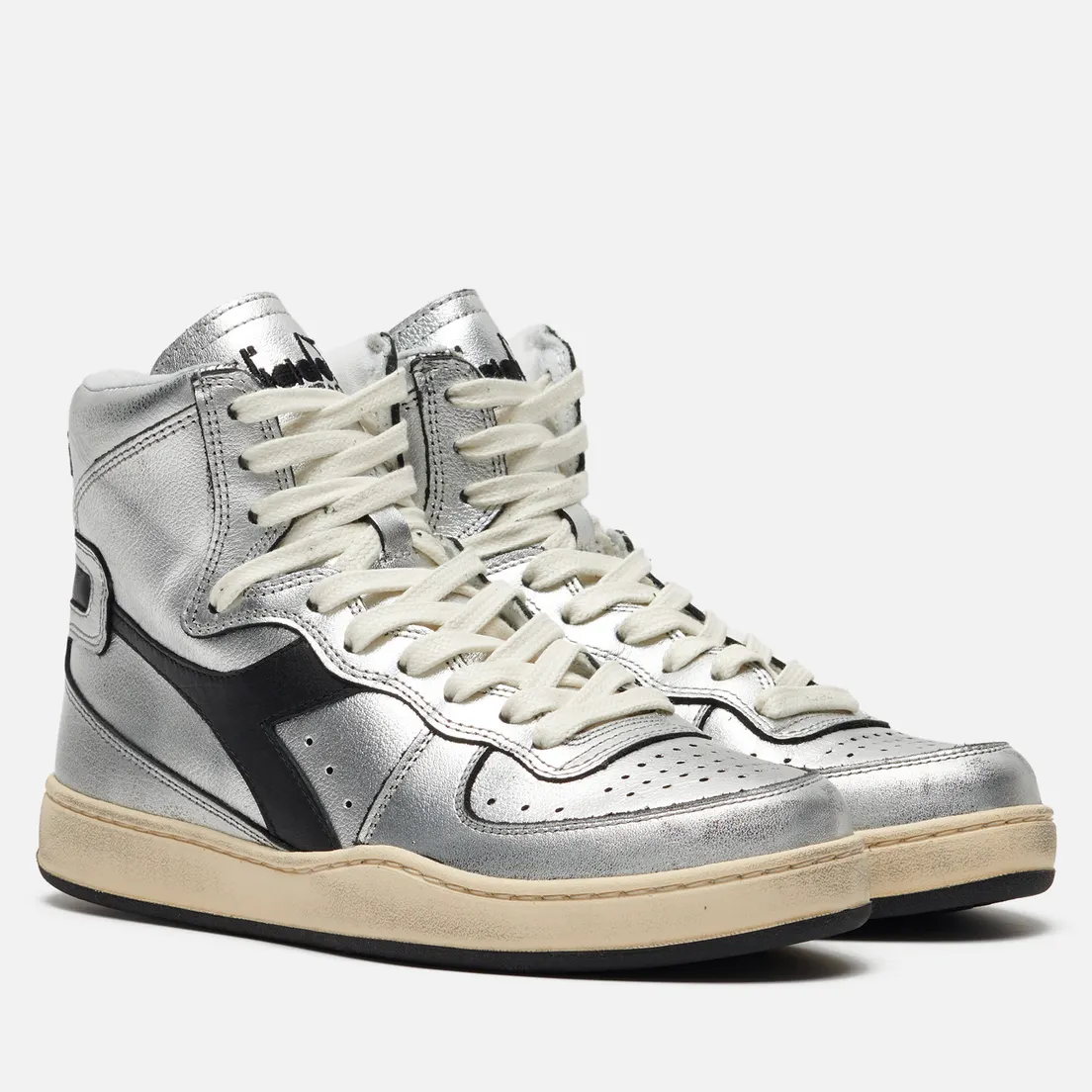 Diadora Heritage Женские кроссовки MI Basket Silver Used
