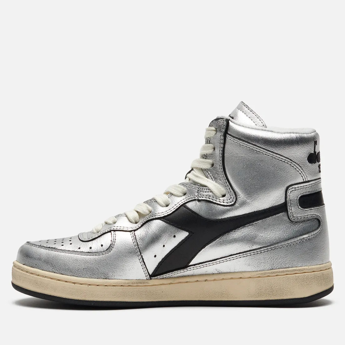 Diadora Heritage Женские кроссовки MI Basket Silver Used