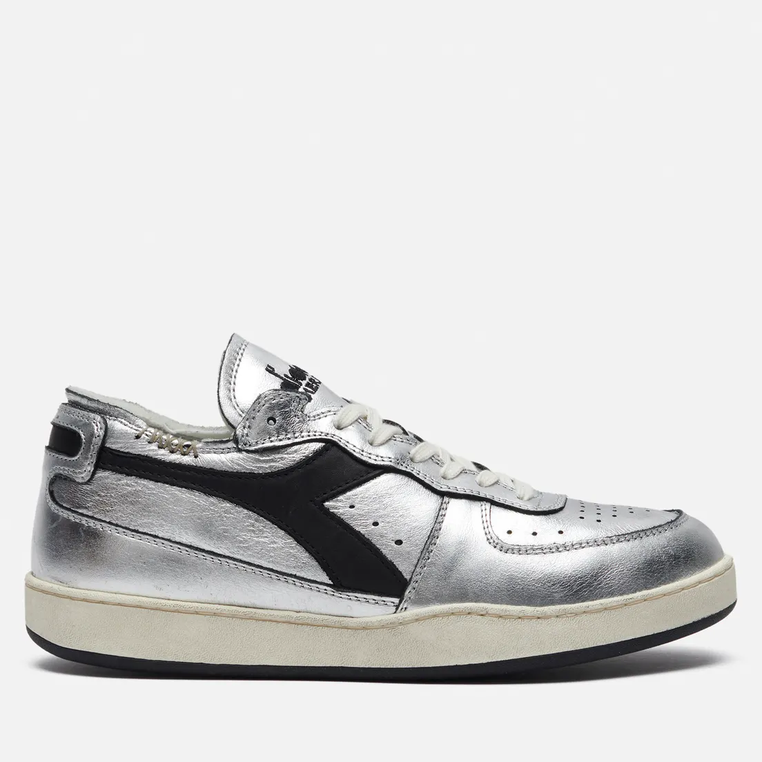 Diadora Heritage Женские кроссовки Mi Basket Row Cut Silver Used