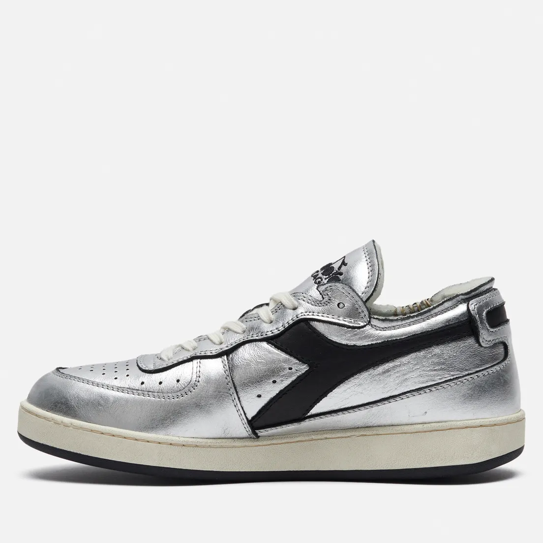 Diadora Heritage Женские кроссовки Mi Basket Row Cut Silver Used