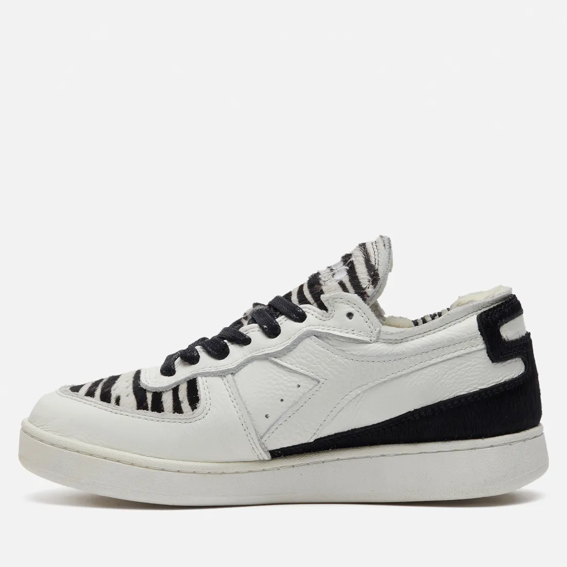 Diadora Heritage Женские кроссовки Mi Basket Row Cut Zebra