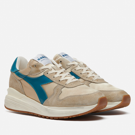 фото Женские кроссовки diadora heritage venus satin, цвет бежевый, размер 39 eu