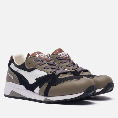 фото Мужские кроссовки diadora heritage n.9000 2030 ita, цвет коричневый, размер 40.5 eu