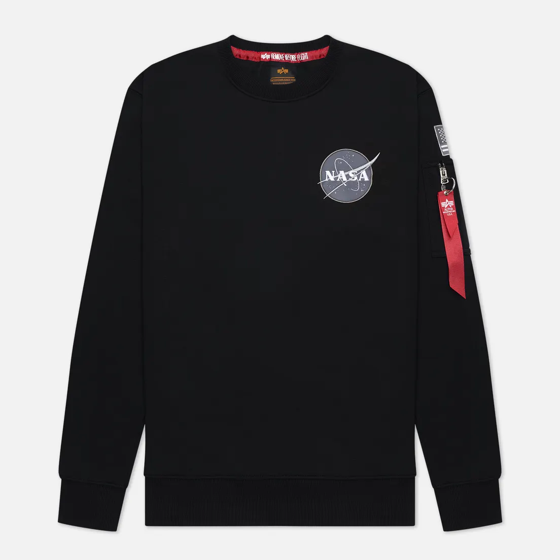 Alpha Industries Мужская толстовка NASA Space Shuttle