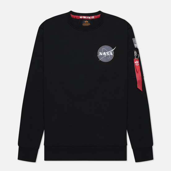 Мужская толстовка Alpha Industries NASA Space Shuttle Black