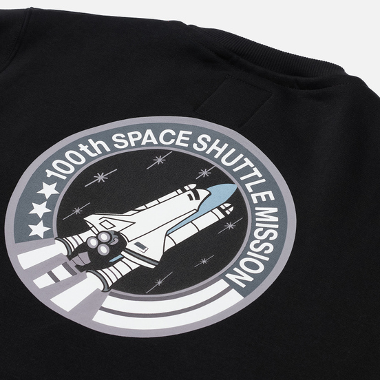 Мужская толстовка Alpha Industries NASA Space Shuttle Black