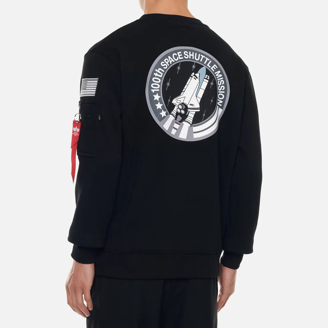 Alpha Industries Мужская толстовка NASA Space Shuttle