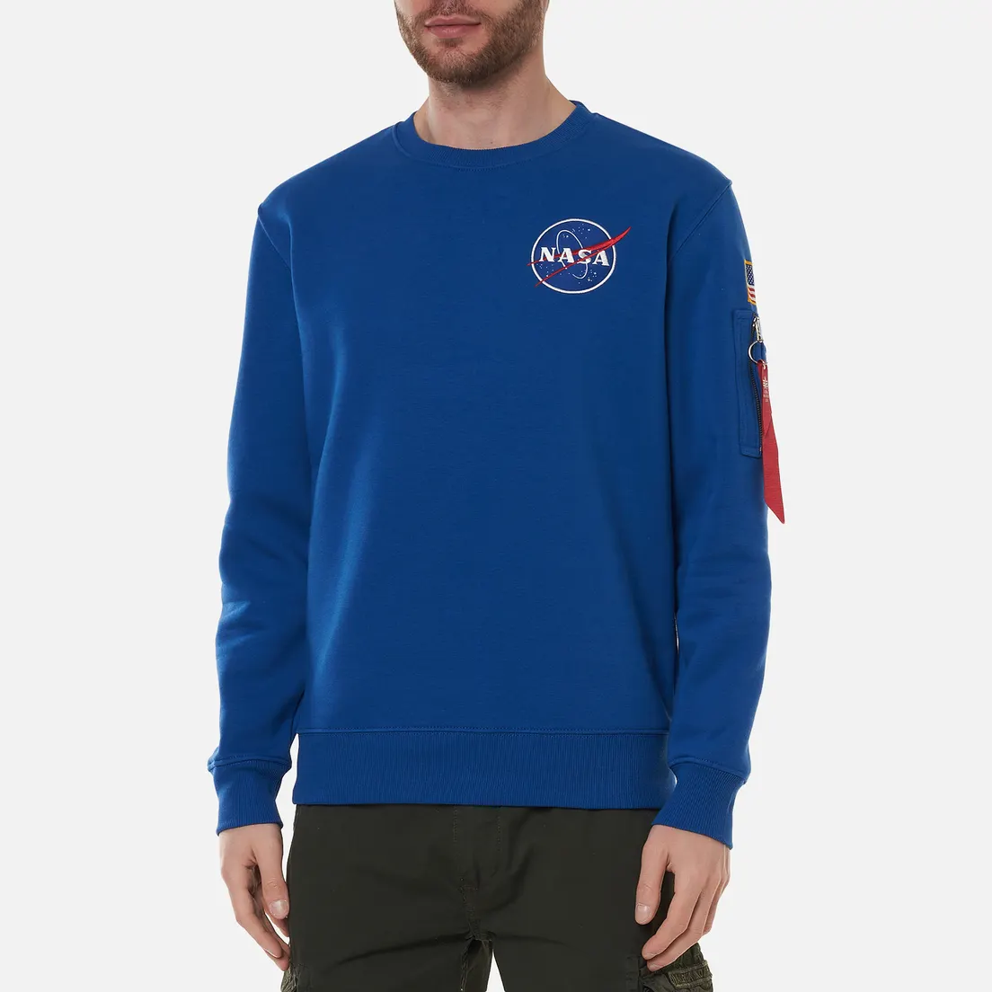 Alpha Industries Мужская толстовка NASA Space Shuttle