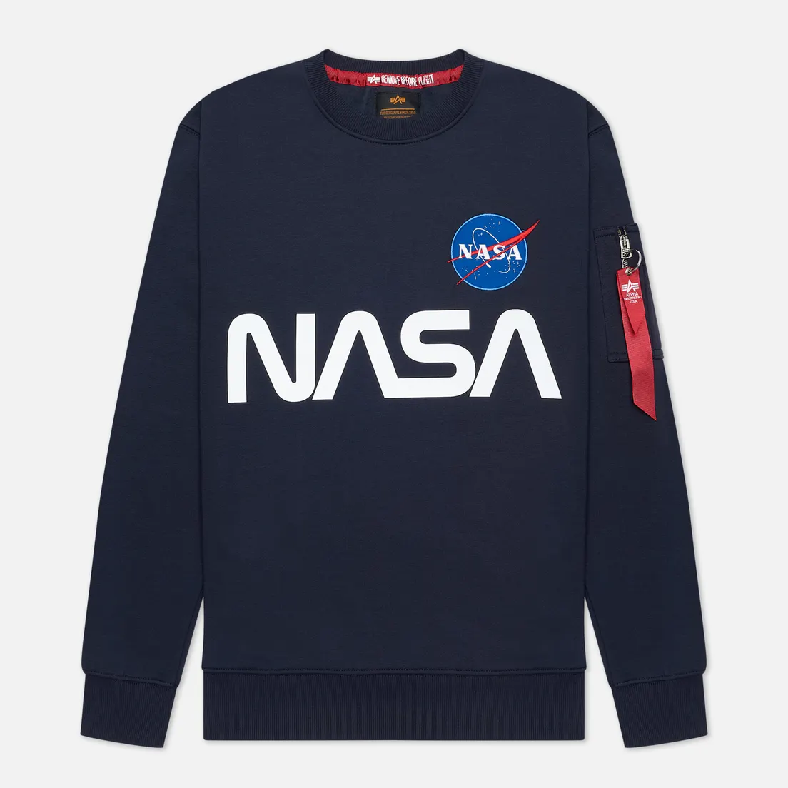 Alpha Industries Мужская толстовка NASA Reflective