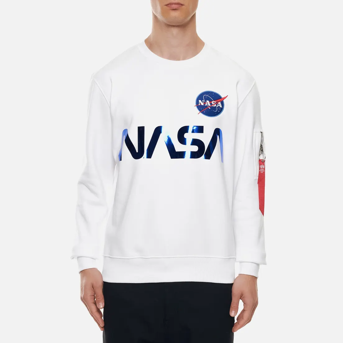 Alpha Industries Мужская толстовка NASA Reflective