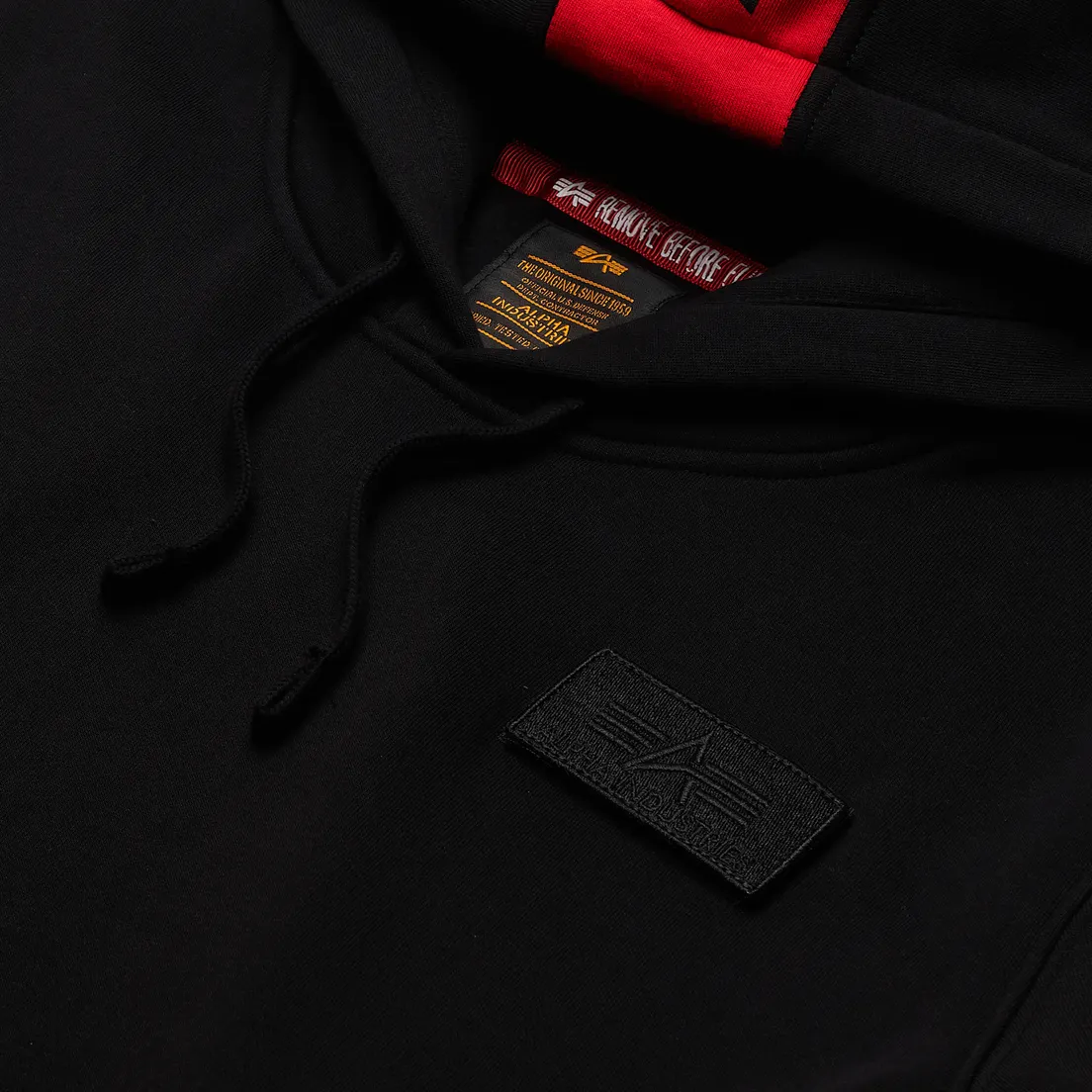 Alpha Industries Мужская толстовка Red Stripe Hoody