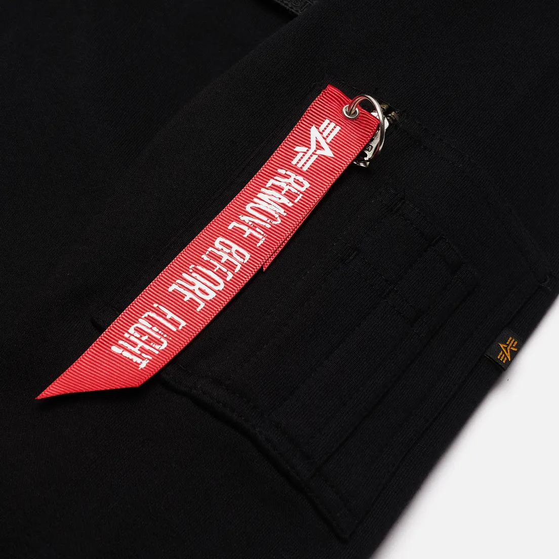 Alpha Industries Мужская толстовка Red Stripe Hoody
