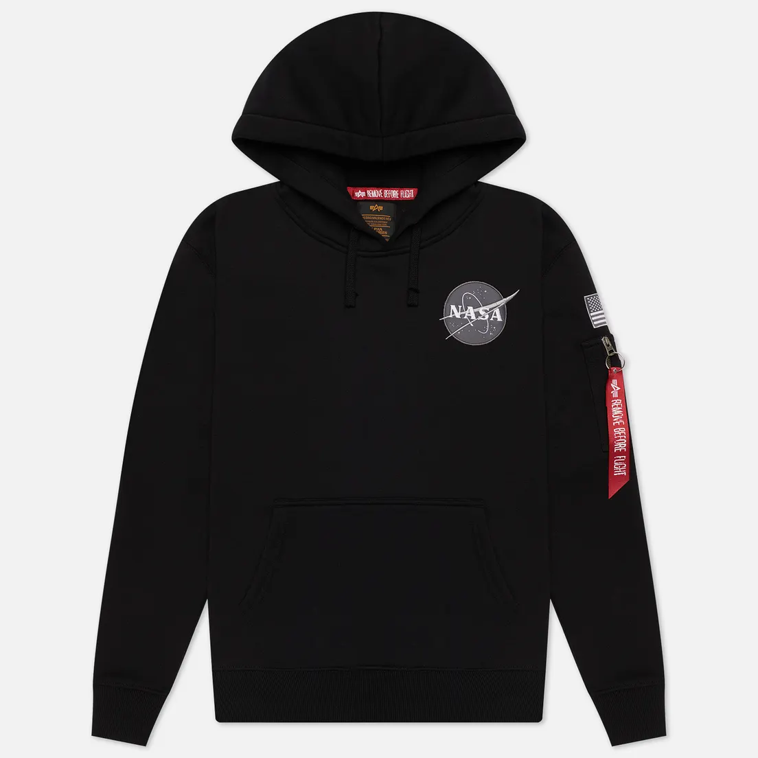 Alpha Industries Мужская толстовка NASA Space Shuttle Hoody