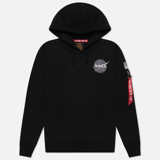 Мужская толстовка Alpha Industries NASA Space Shuttle Hoody Black