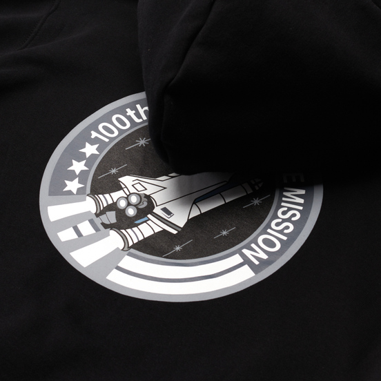 Мужская толстовка Alpha Industries NASA Space Shuttle Hoody Black