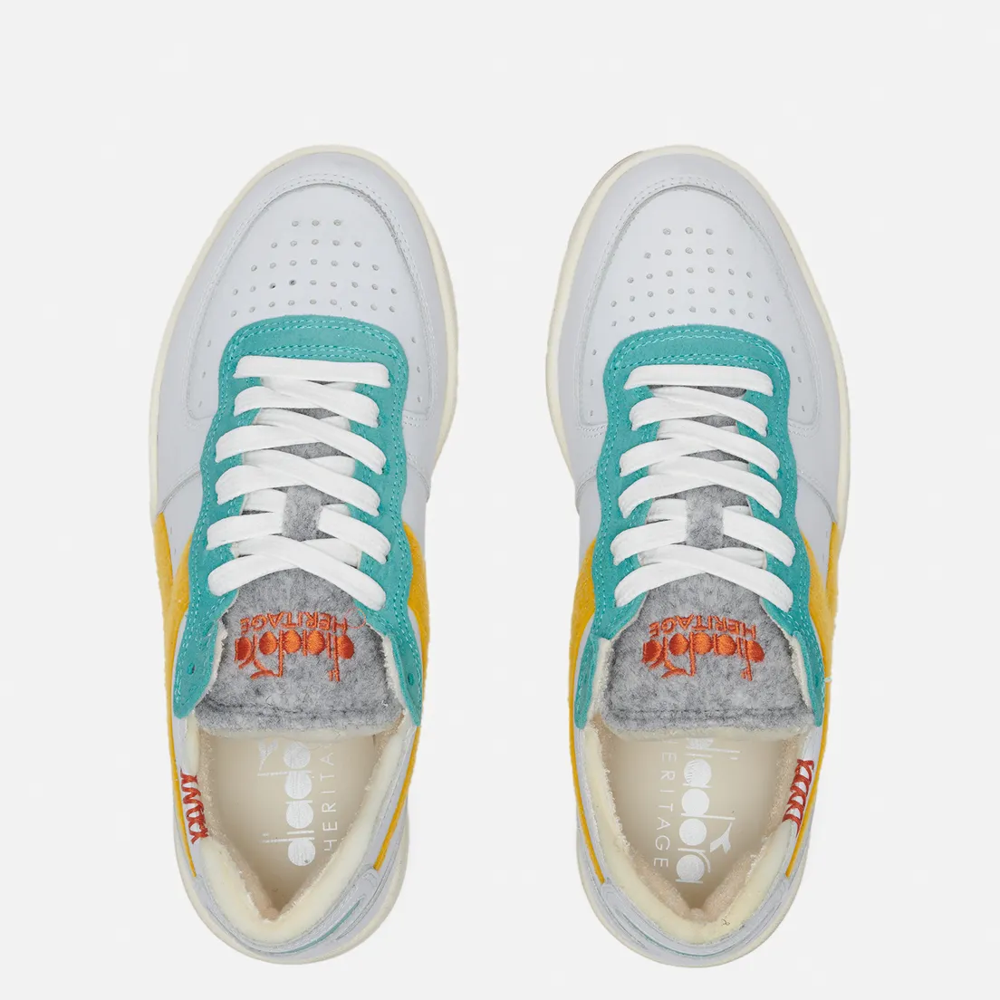 Diadora Heritage Женские кроссовки Mi Basket Row Cut Tennis
