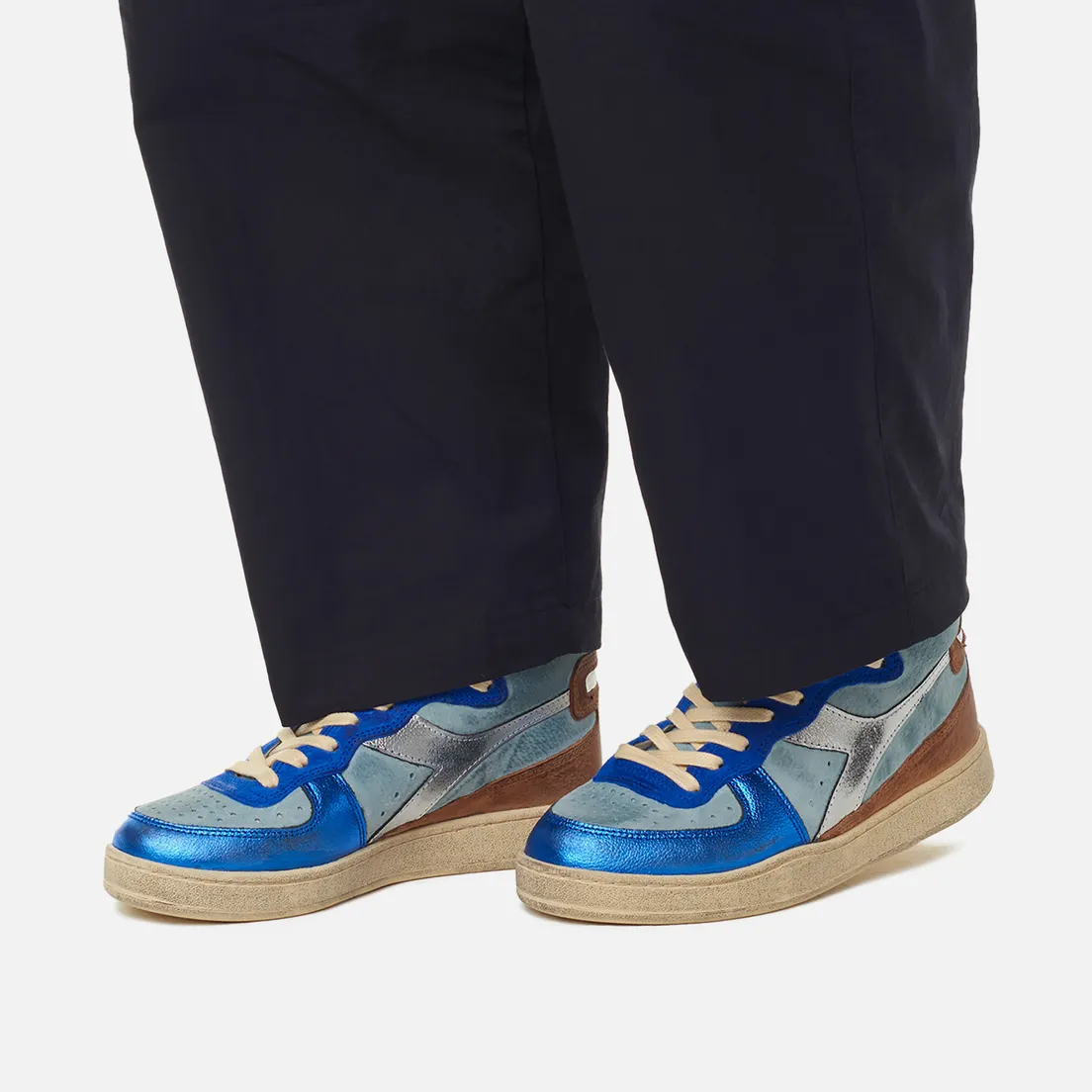 Diadora Heritage Женские кроссовки Mi Basket Metal Pigskin Used