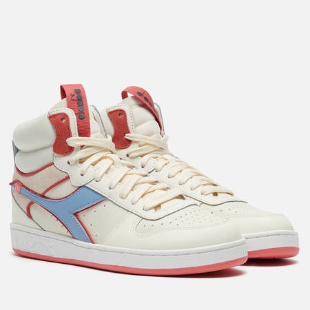 фото Женские кроссовки diadora magic basket mid label, цвет бежевый, размер 36 eu