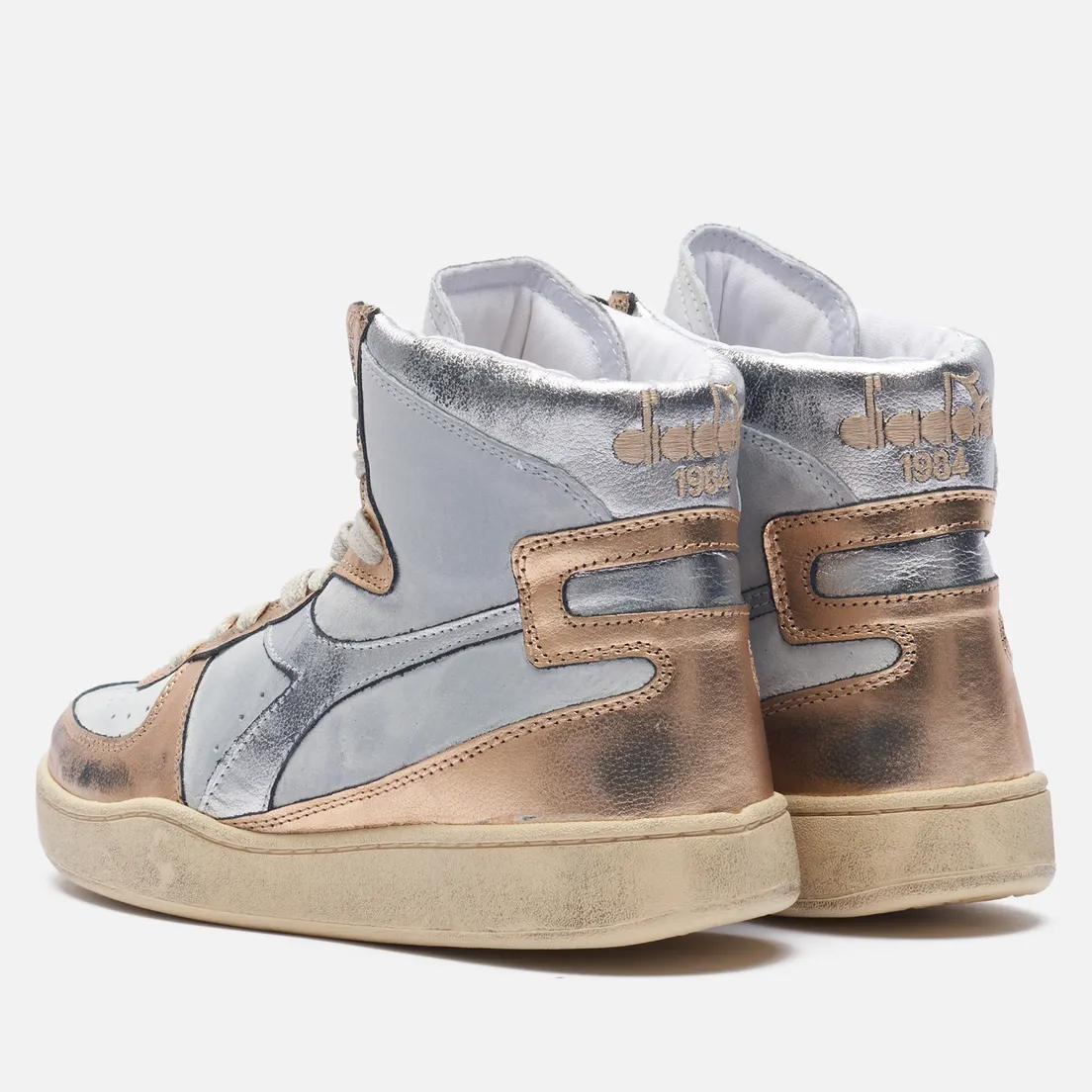 Diadora Heritage Мужские кроссовки Mi Basket Metallic Pigskin Used