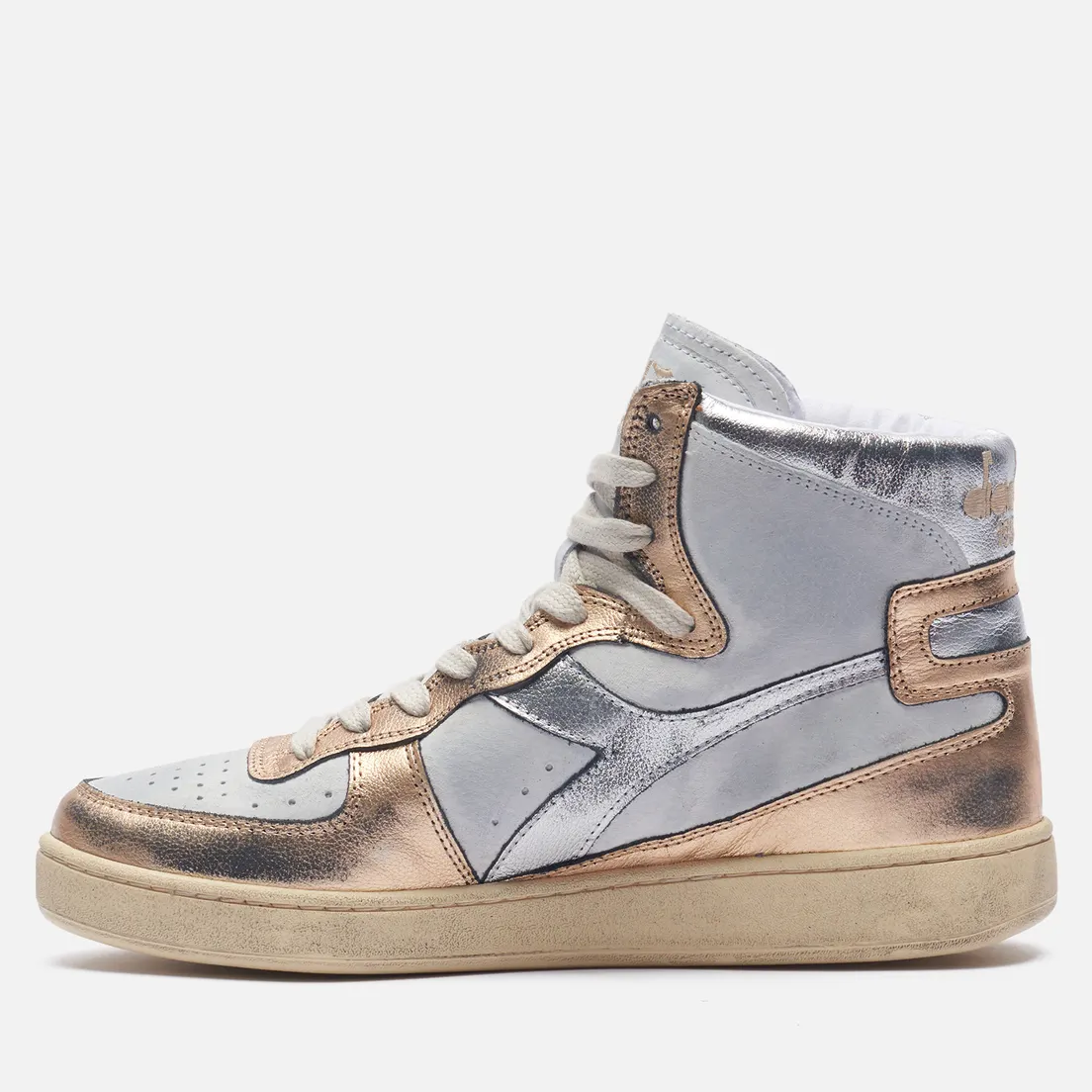 Diadora Heritage Мужские кроссовки Mi Basket Metallic Pigskin Used