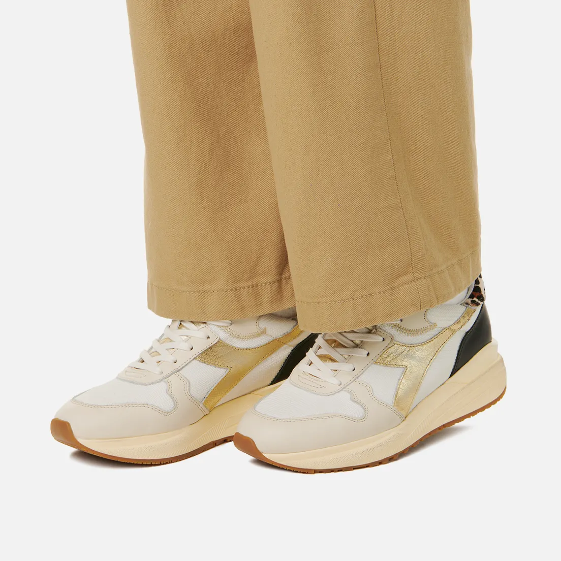Diadora Heritage Женские кроссовки Venus Metallic Animalier