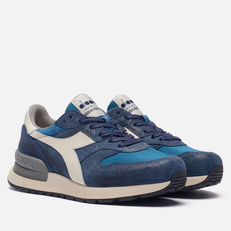 фото Мужские кроссовки diadora heritage conquest suede sw, цвет синий, размер 40.5 eu