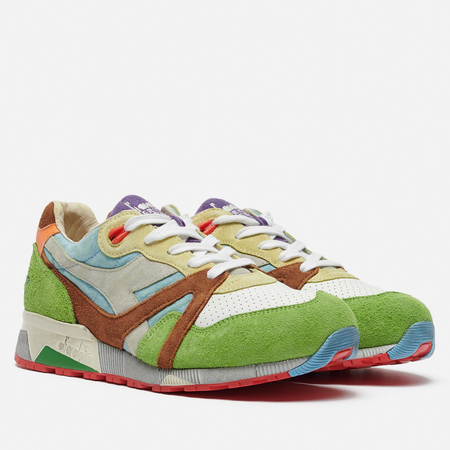 фото Кроссовки diadora heritage x pastiglie leone n.9000 alpina ita, цвет зелёный, размер 36 eu