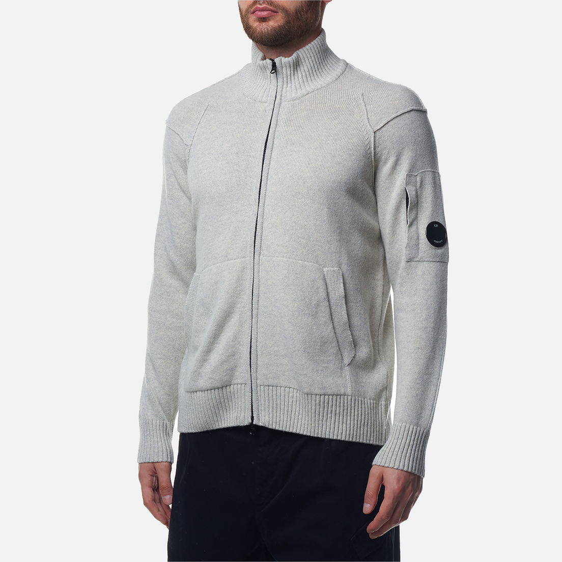 C.P. Company Мужской свитер Lambswool GRS Zipped Cardigan