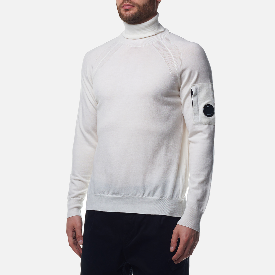 C.P. Company Мужской свитер Extra Fine Merino Wool Roll Neck Knit