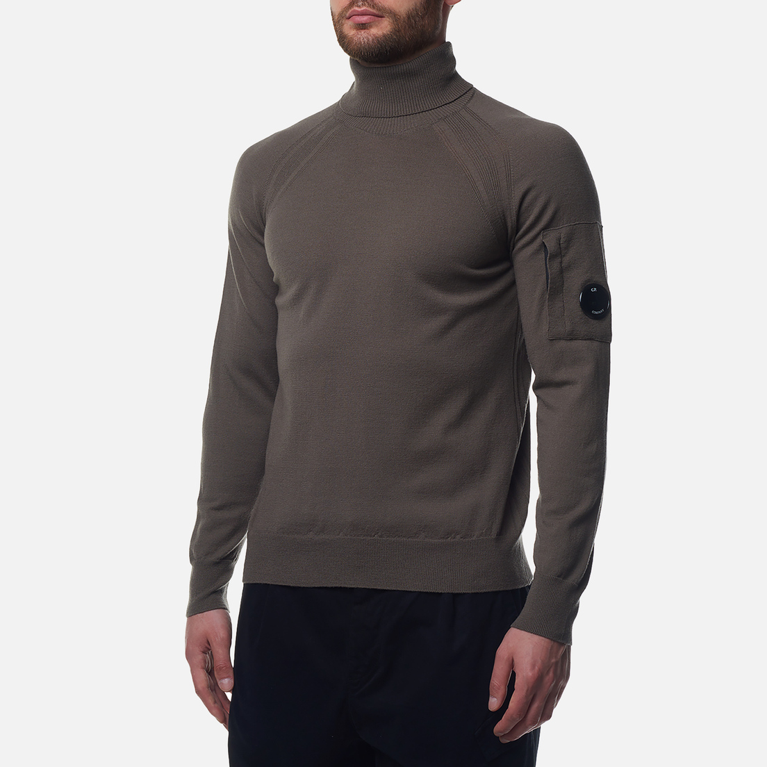 C.P. Company Мужской свитер Extra Fine Merino Wool Roll Neck Knit