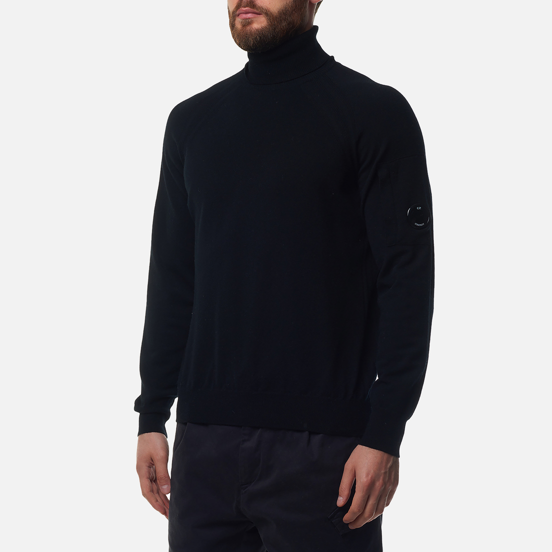 C.P. Company Мужской свитер Extra Fine Merino Wool Roll Neck Knit