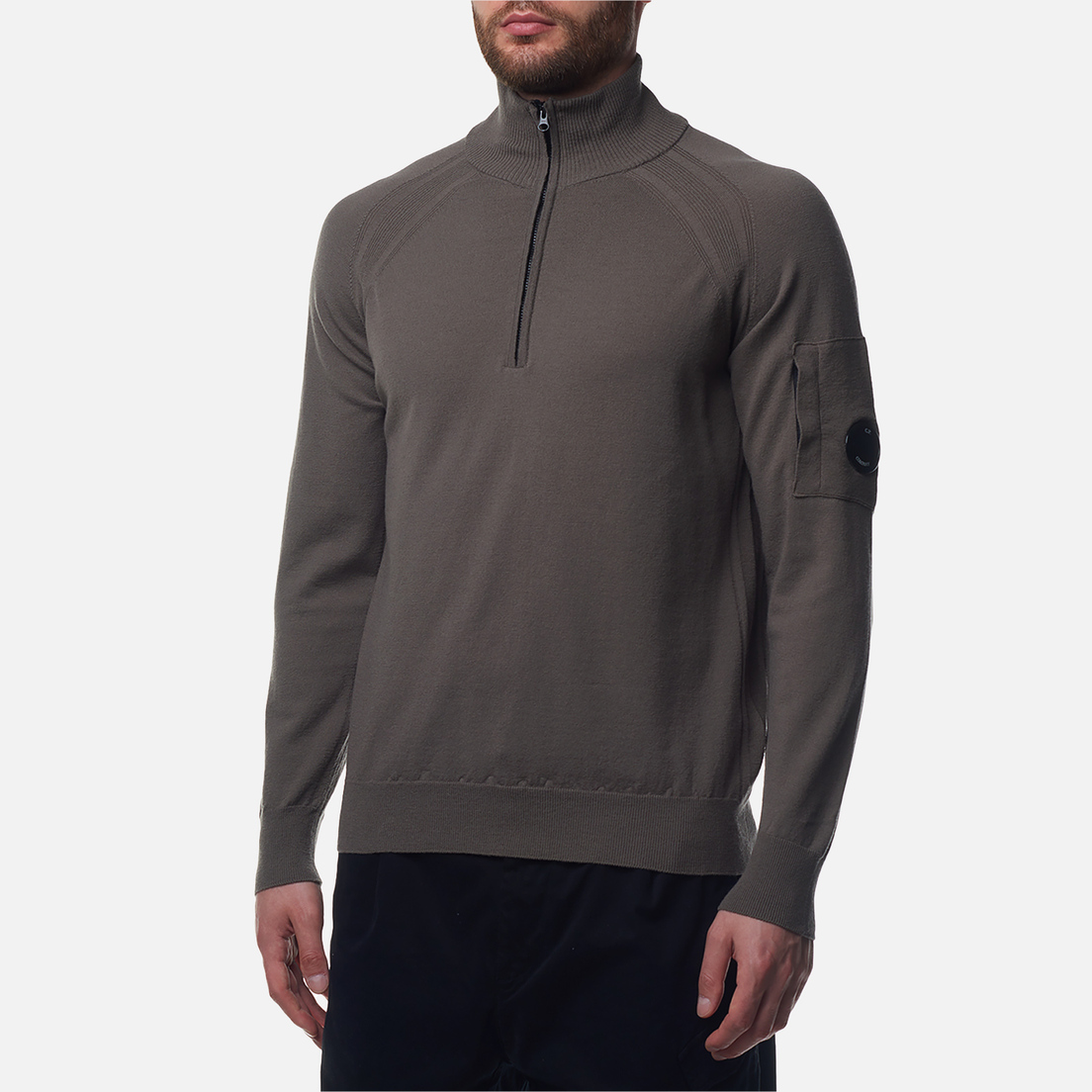 C.P. Company Мужской свитер Extra Fine Merino Half Zip