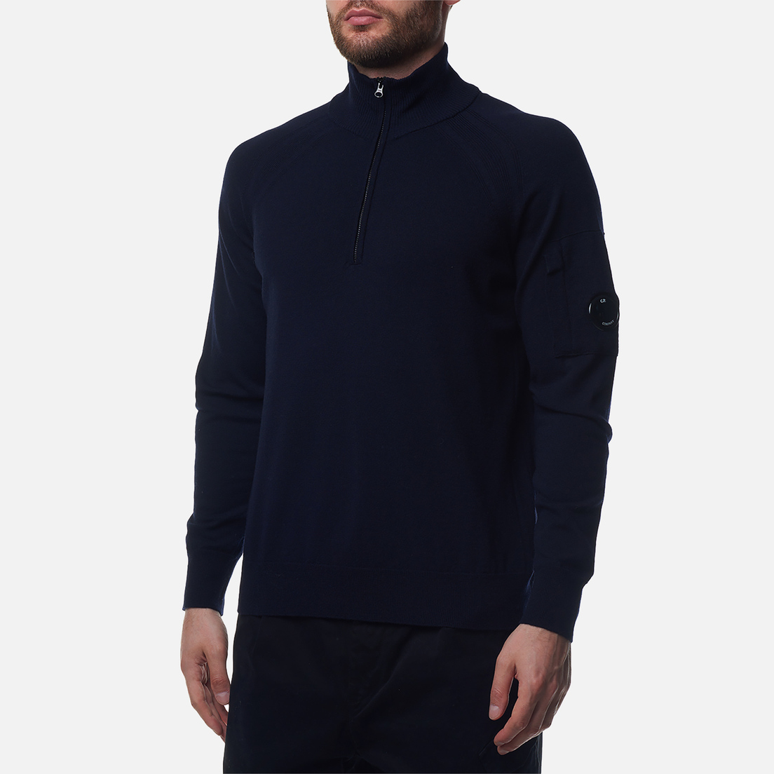 C.P. Company Мужской свитер Extra Fine Merino Half Zip