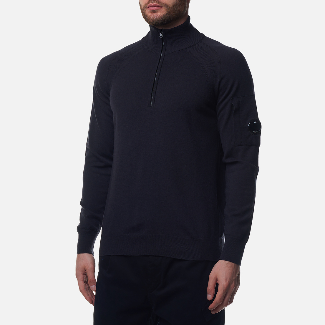 C.P. Company Мужской свитер Extra Fine Merino Half Zip